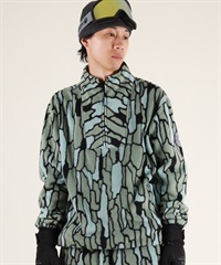 AUTUMN オータム VORTEX FLEECE スノーボード ウェア インナーウェア ユニセックス ムラサキスポーツ 25-26モデル MM D25【2526】(BARKCAMO-S)