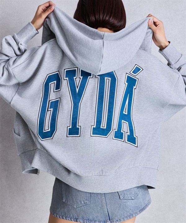 GYDA ジェイダ ジップアップ パーカー レディース GYDA LOOSE スウェット ZIP UP パーカー 072552908001