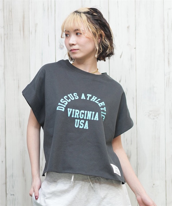 DISCUS ATHLETIC ディスカス アスレチック 半袖 Tシャツ レディース スウェット セットアップ対応 5287-5608