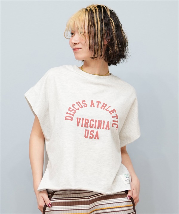 DISCUS ATHLETIC ディスカス アスレチック 半袖 Tシャツ レディース スウェット セットアップ対応 5287-5608