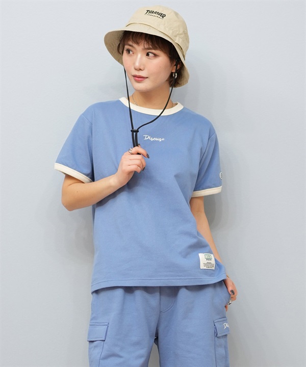 DISCUS ATHLETIC ディスカスアスレチック 半袖 Tシャツ レディース リンガーTシャツ 5287-5973