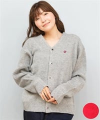 BEVERY HILLS P.C ビバリーヒルズポロクラブ ニット セーター カーディガン レディース シンプル ワンポイント 5487-6750(01RD-M)