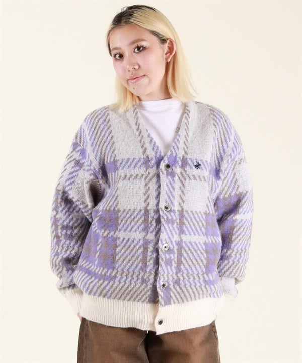 BEVERY HILLS P.C ビバリーヒルズポロクラブ ニット セーター カーディガン レディース チェック 5487-6751