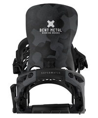 BENT METAL ベントメタル スノーボード バインディング ビンディング メンズ LIGHTNING SUPERMATIC 25-26モデル MM B15【2526】(BLACK-M)