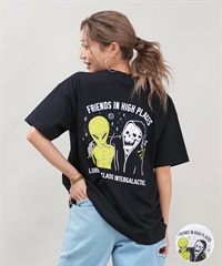 LURKING CLASS ラーキングクラス 半袖 Tシャツ レディース オーバーサイズ ユニセックス ST25STM02W ムラサキスポーツ限定(BLACK-M)