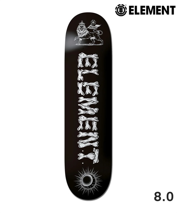 ELEMENT エレメント スケートボード デッキ 8.0inch SKELETON 初心者 おすすめ