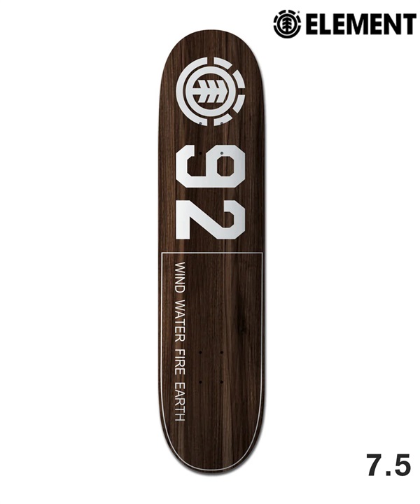 ELEMENT エレメント スケートボード デッキ 7.5inch 92 CPSL BROWN PLY 初心者 おすすめ