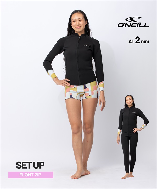 ONEILL オニール スーパーライトトロピカル WSS-010A3 ウェットスーツ ロングジャケット パンツ レディース