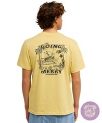 QUIKSILVER クイックシルバー  半袖 Tシャツ メンズ コラボ ONE PIECE X QUIKSILVER MERRY SS EQYZT08510(PLA0-S)