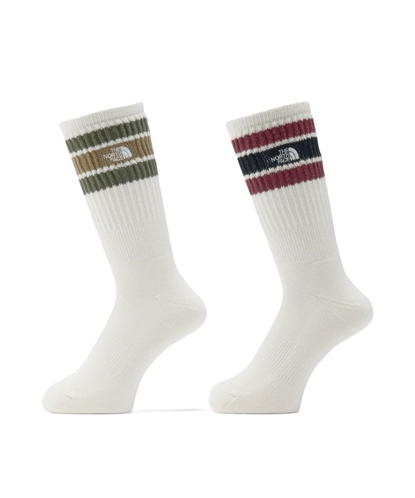 THE NORTH FACE ザ・ノース・フェイス ソックス 靴下 クルー丈 TUBE 2P CREW NN82617