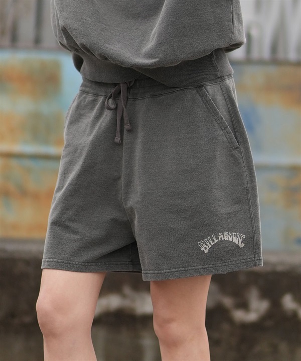 BILLABONG ビラボン ショートパンツ レディース ARCH LOGO SWEAT SHORTS BG013U04 ムラサキスポーツ限定