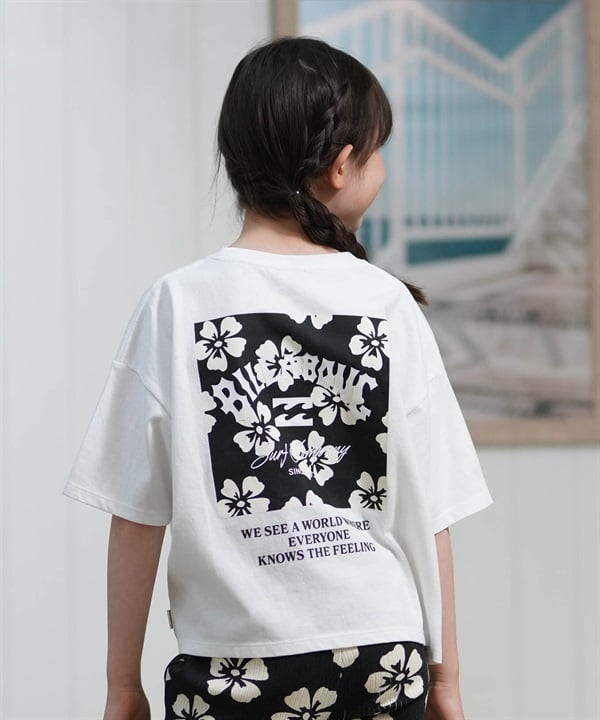 BILLABONG ビラボン 半袖 Tシャツ キッズ ジュニア 子供 バックプリント SQUARE LOGO BG015250