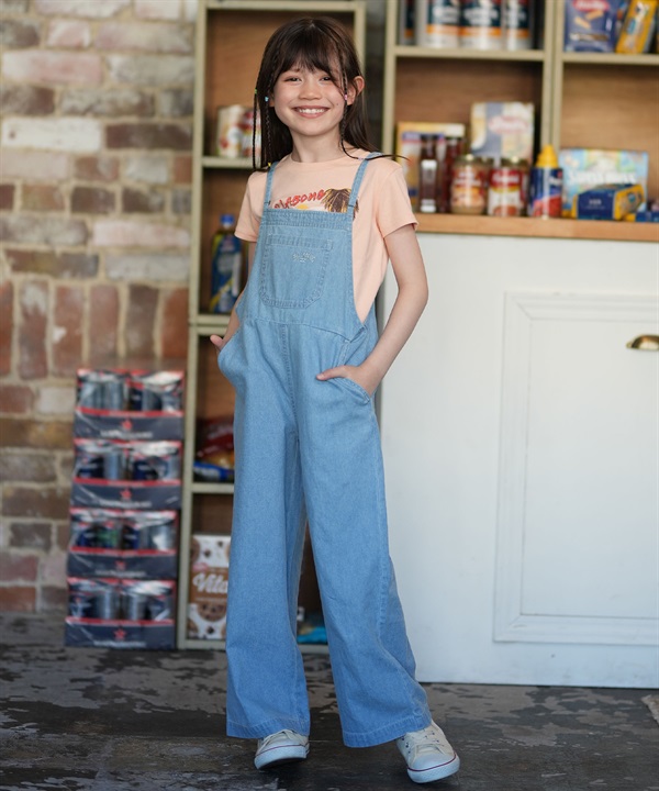 BILLABONG ビラボン オールインワン オーバーオール キッズ ジュニア 子供 女の子 WOVEN SALOPETTE BG015751