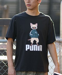 PUMA プーマ 半袖 Tシャツ メンズ モンスターハンターワイルズ コラボレーション 636486(51-M)