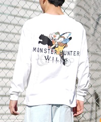 PUMA プーマ 長袖 Tシャツ ロンT メンズ モンスターハンターワイルズ コラボレーション 636485(02-M)