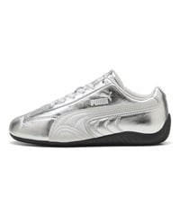 PUMA プーマ ロープロファイルスニーカー レディース ローカット SPEEDCAT SILVER WNS 406881 01(01-23.0cm)