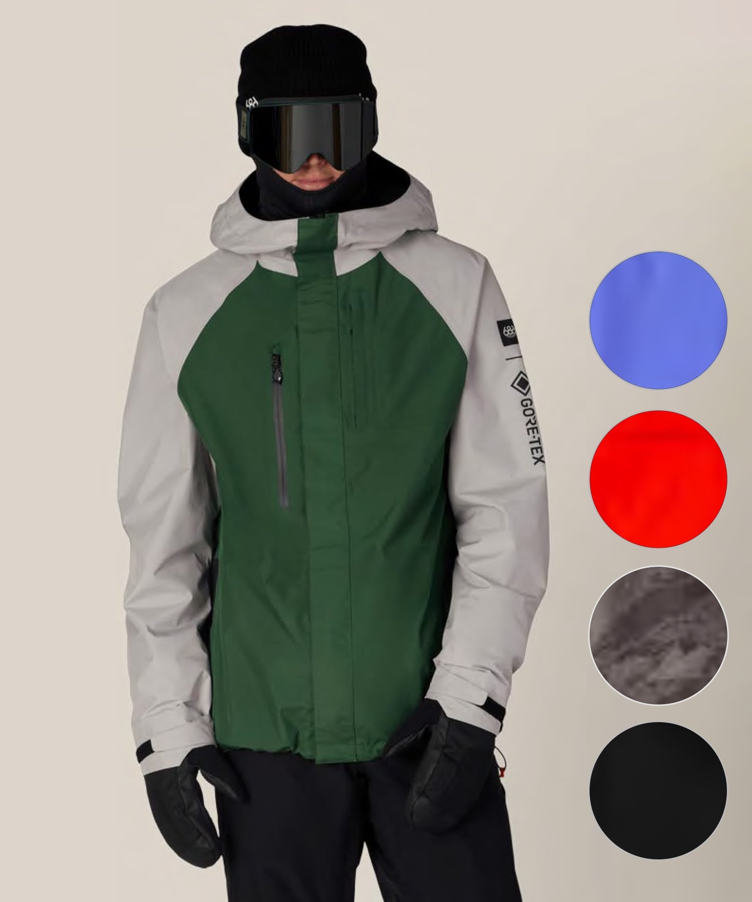 686 シックスエイトシックス ゴアテックス コア シェル ジャケット M5WN162 スノーボード ウェア 軽量シェル メンズ 26-27 早期購入/店頭受取対象外 A30(LGCB-S)