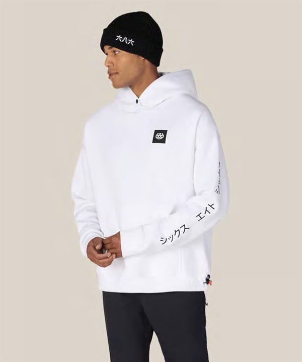 686 シックスエイトシックス ジャパウ ヘビーウェイト プルオーバー フーディー M6WNFLC153 スノーボード インナー パーカー 日本限定 メンズ 26-27 早期購入/店頭受取対象外