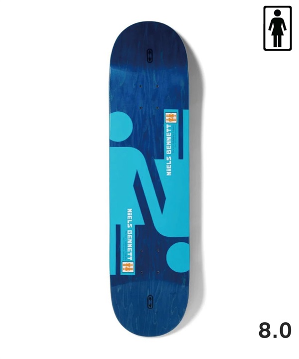 GIRL ガール スケートボード デッキ 8.0,8.25inch TWIN-TIP SELECTIONS ムラサキスポーツ 初心者