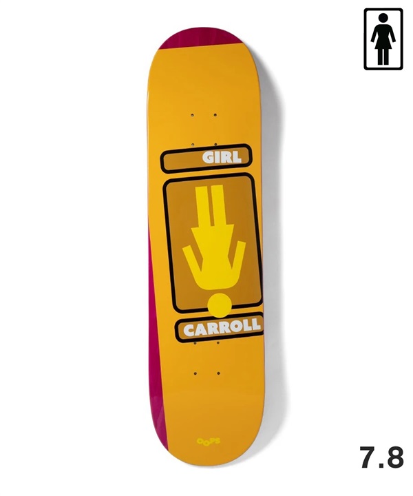 GIRL ガール スケートボード デッキ 7.8~8.12inch MR OOPS ムラサキスポーツ 初心者 別注サイズ