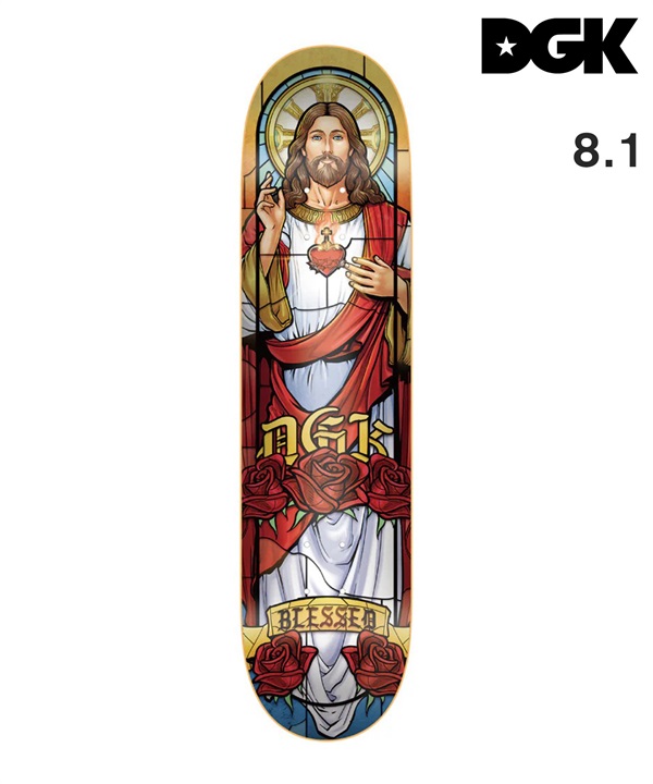 DGK ディージーケー スケートボード デッキ 8.1inch PRINCE OF PEACE TEAM ムラサキスポーツ 初心者