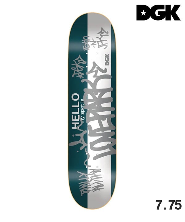 DGK ディージーケー スケートボード デッキ 7.75inch HELLO LOVE PARK 初心者 おすすめ