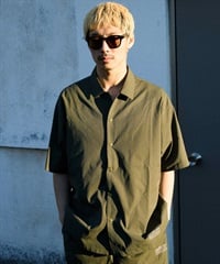 DEAR LAUREL ディアローレル 半袖 シャツ メンズ セットアップ対応 SHORE TECH SS SHIRT DL26S-2402(OLV-M)