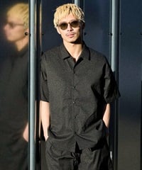 DEAR LAUREL ディアローレル 半袖 シャツ メンズ セットアップ対応 SHORE TECH SS SHIRT DL26S-2402(LEOPA-M)