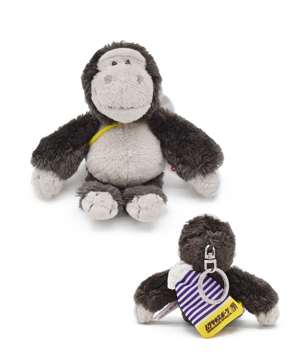 NICI ニキ キーホルダー キーリング ゴリラ ムラサキスポーツショッパー 92297