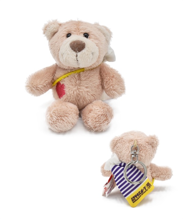 NICI ニキ キーホルダー キーリング ラブベア ポポ ムラサキスポーツショッパー 92300