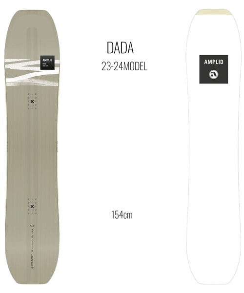 AMPLID アンプリッド ダダ スノーボード 板 メンズ 23-24 KK B10(DADA-154cm)