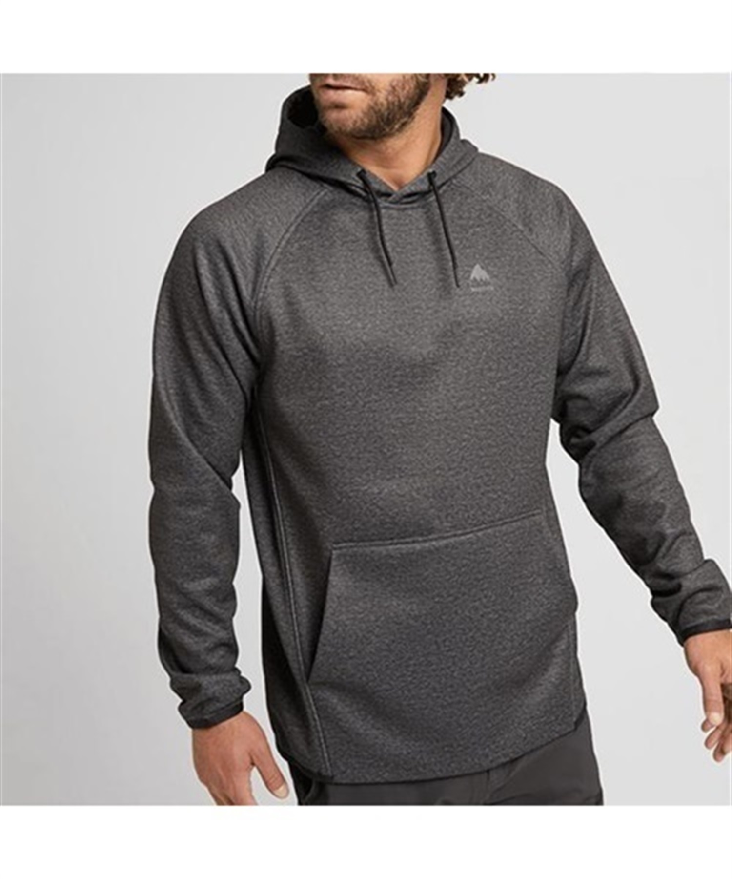 BURTON バートン Crown Weatherproof Pullover Fleece スノーボード インナーウェア 22-24モデル KK F30(True-Black-Heather-XS)