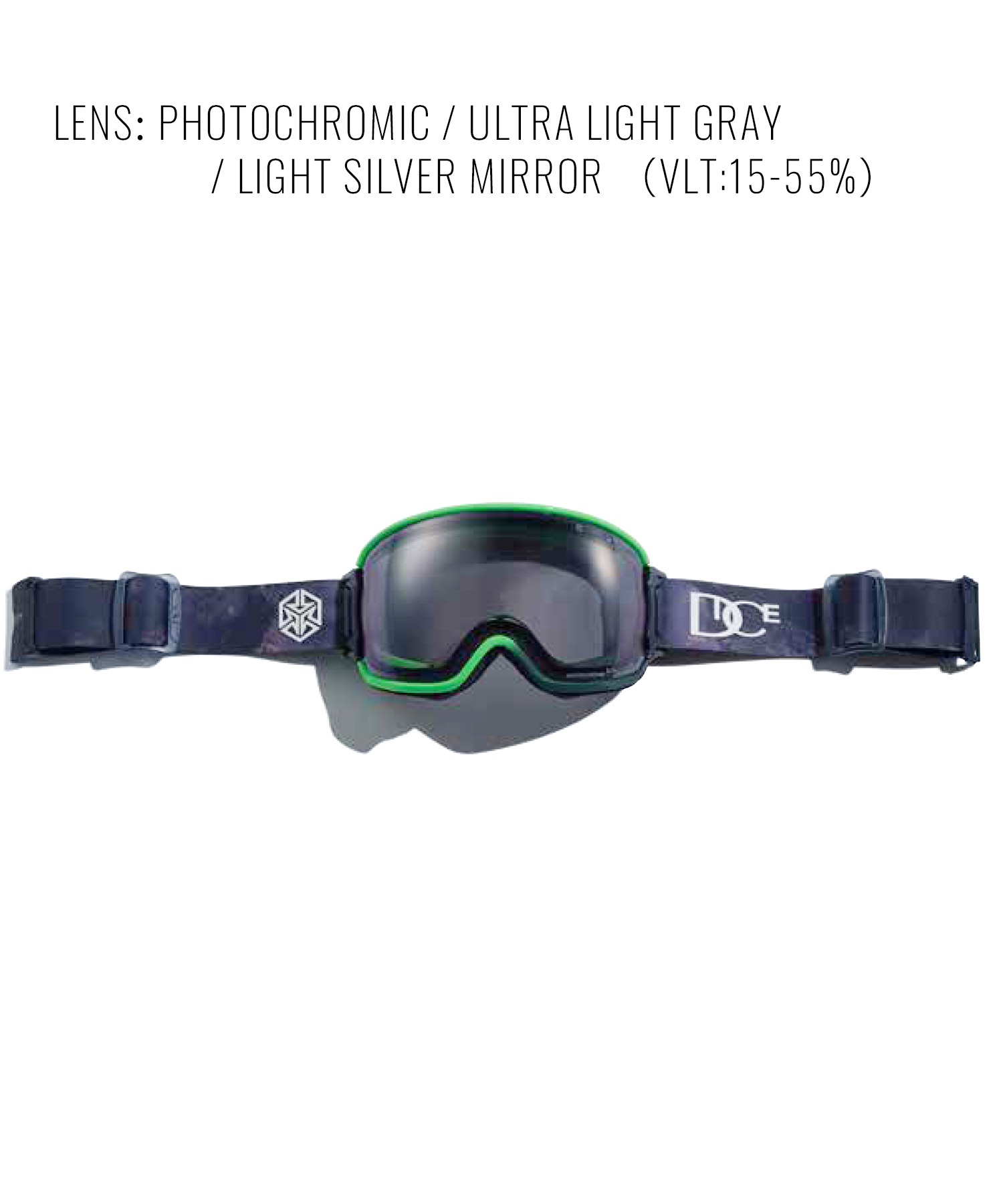 DICE ダイス BANK BK44570 調光レンズ 球面レンズ ウルトラレンズ スノーボード ゴーグル ユニセックス ムラサキスポーツ 24-25モデル LL G11(G-ONESIZE)