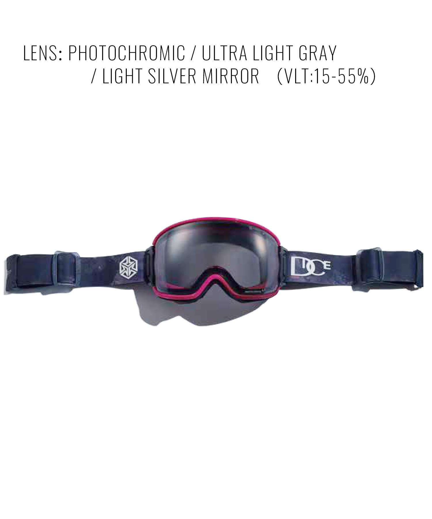 DICE ダイス BANK BK44570 調光レンズ 球面レンズ ウルトラレンズ スノーボード ゴーグル ユニセックス ムラサキスポーツ 24-25モデル LL G11(G-ONESIZE)