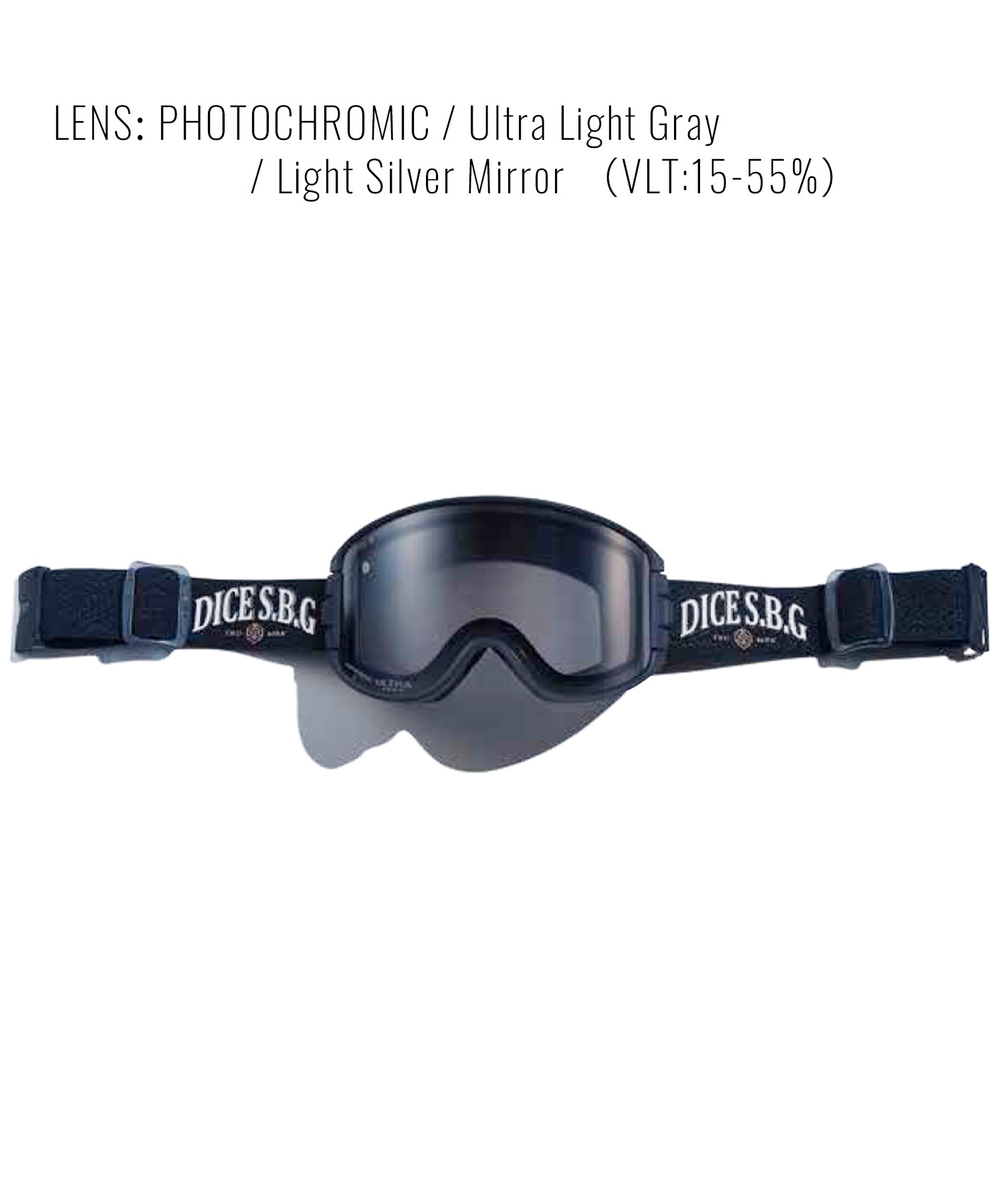 DICE ダイス GOODMAN GM44570 調光レンズ 平面レンズ スノーボード ゴーグル ユニセックス ムラサキスポーツ 24-25モデル LL G11(G-ONESIZE)