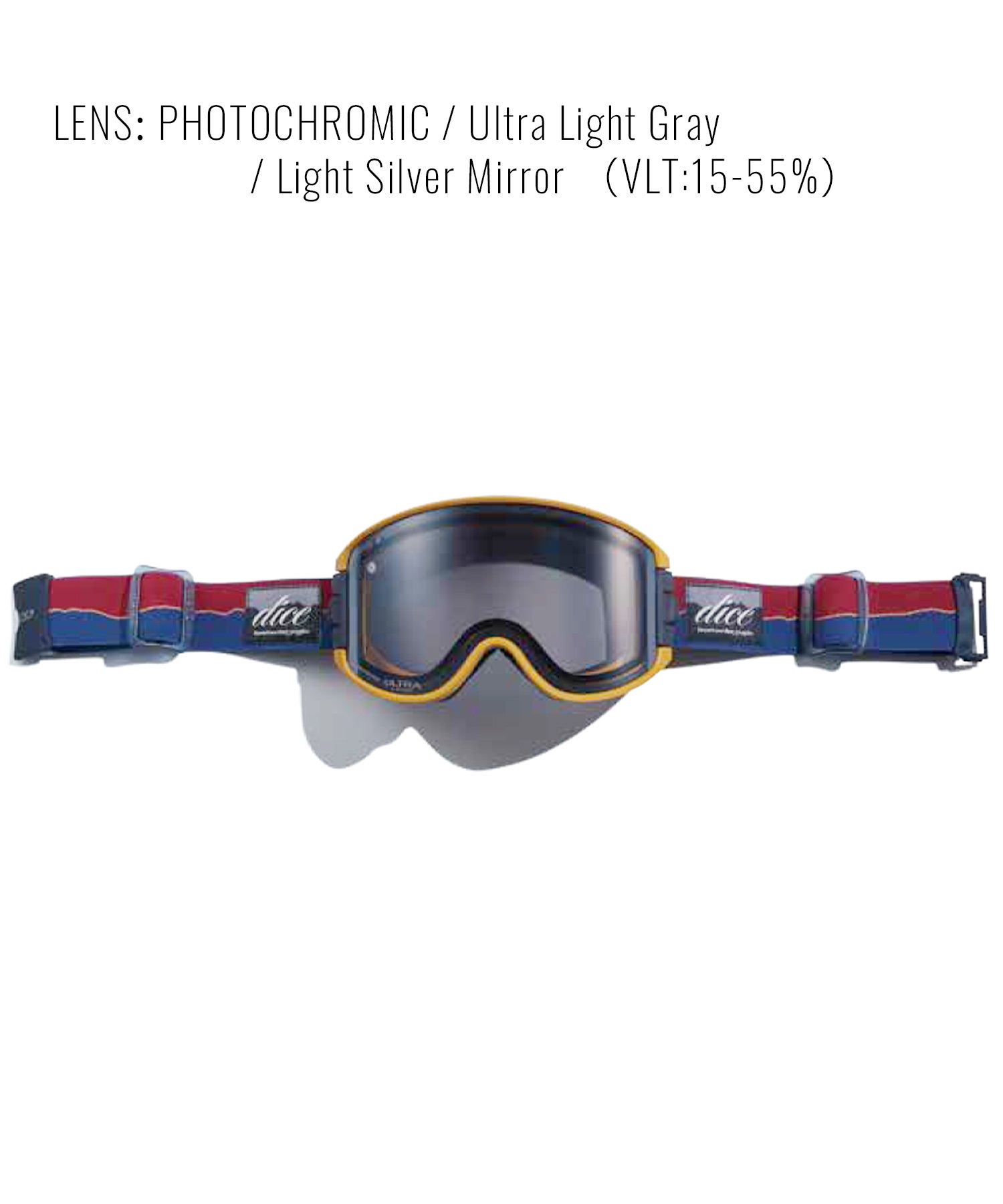 DICE ダイス GOODMAN GM44570 調光レンズ 平面レンズ スノーボード ゴーグル ユニセックス ムラサキスポーツ 24-25モデル LL G11(G-ONESIZE)