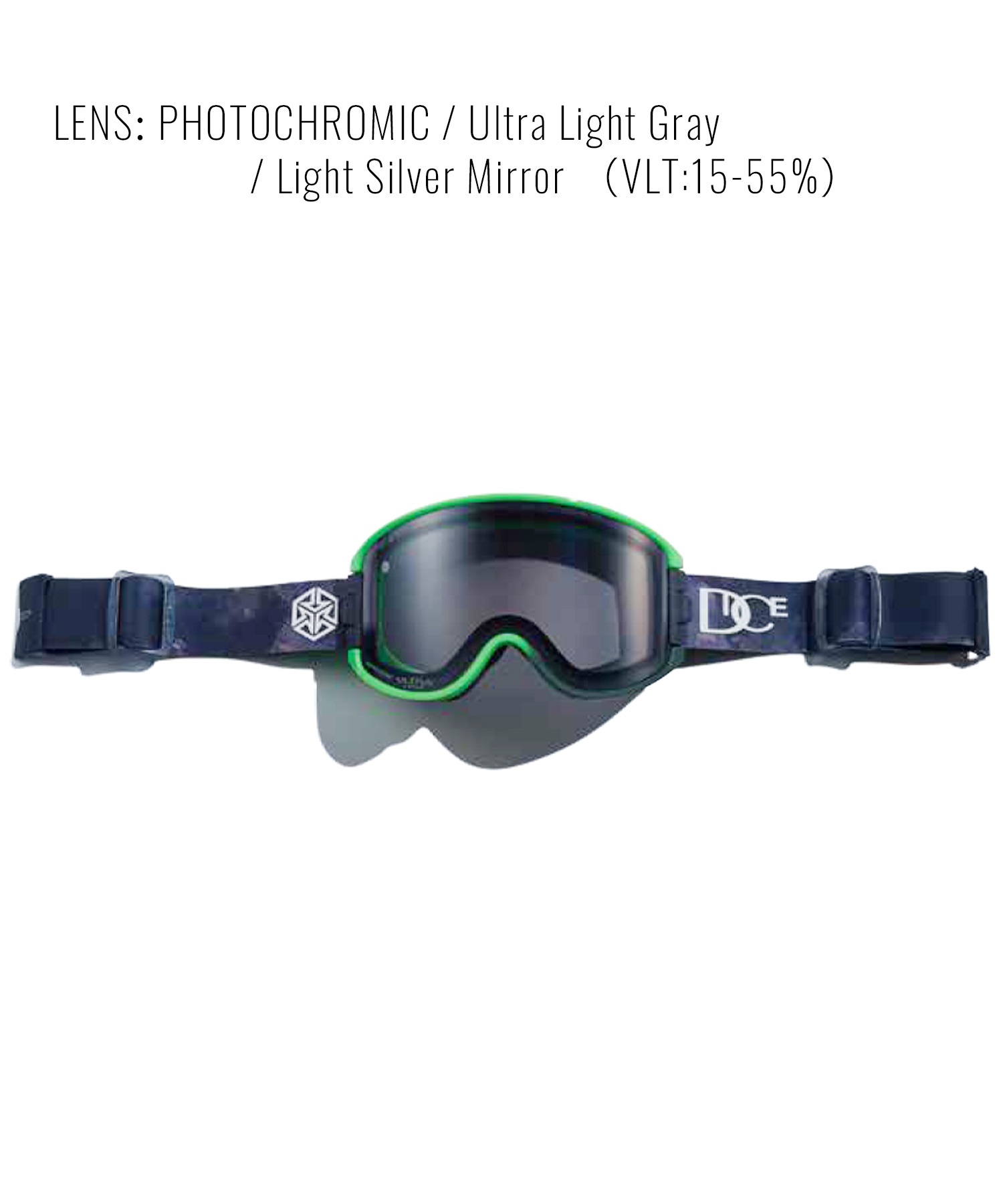 DICE ダイス GOODMAN GM44570 調光レンズ 平面レンズ スノーボード ゴーグル ユニセックス ムラサキスポーツ 24-25モデル LL G11(G-ONESIZE)