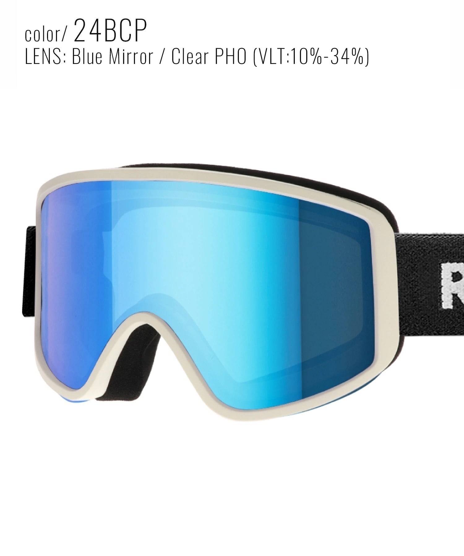 REVOLT リボルト FLAT LIGHT FRAME RC 調光レンズ 平面レンズ スノーボード ゴーグル ユニセックス ムラサキスポーツ 24-25モデル LL J17(24BCP-ONESIZE)