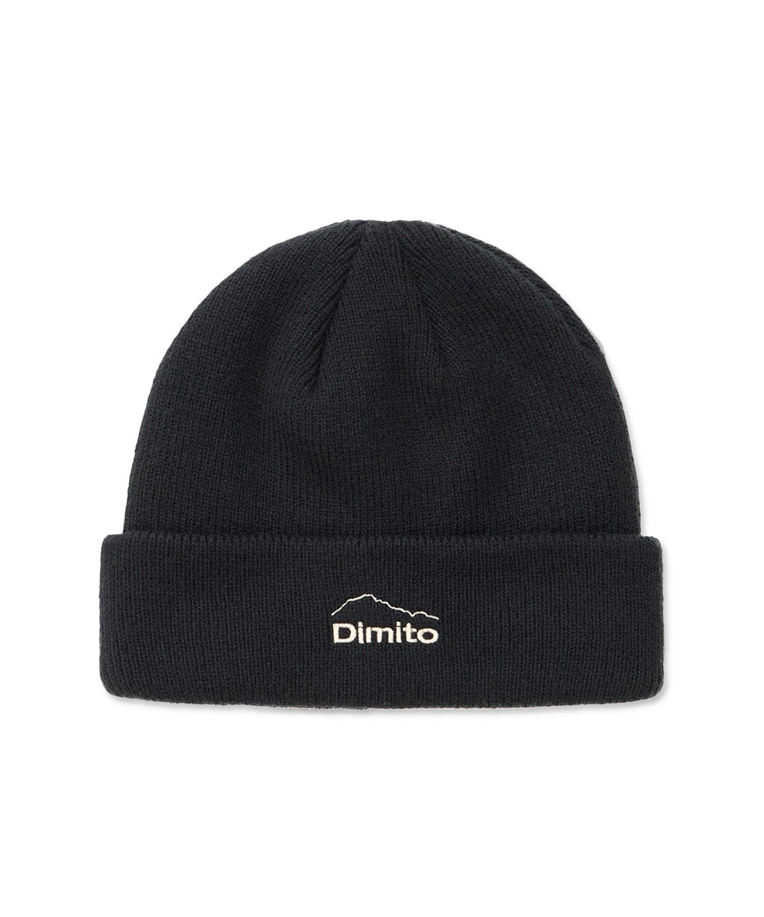 DIMITO ディミト DMT LOGO BEANIE スノーボード ビーニー ユニセックス ムラサキスポーツ 24-25モデル LL J3(WHITE-ONESIZE)