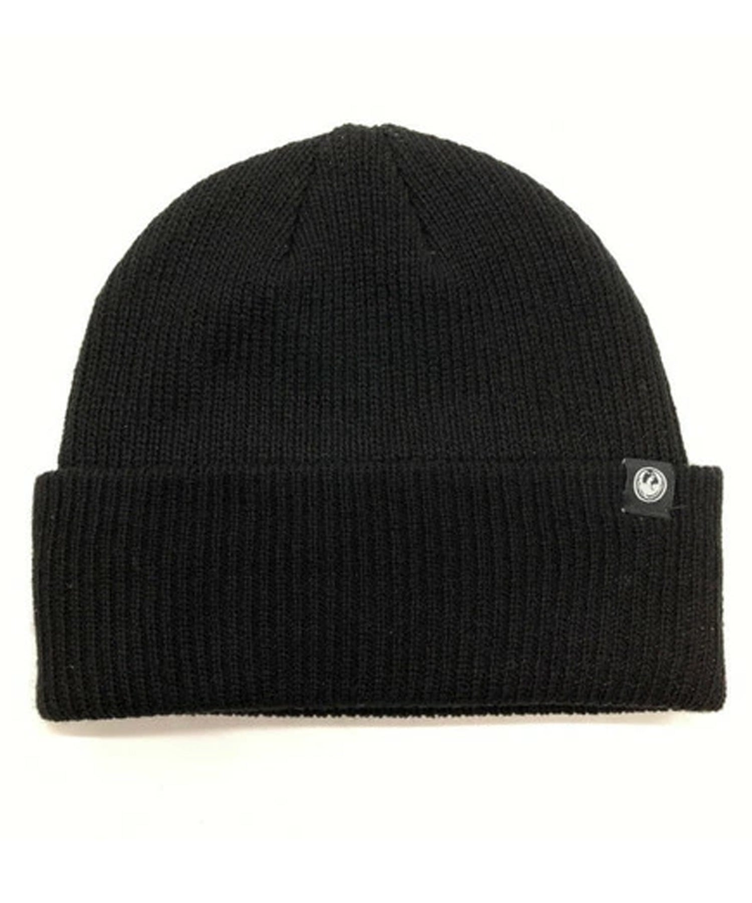 DRAGON ドラゴン WATCH BEANIE スノーボード ビーニー ユニセックス ニット帽 ムラサキスポーツ 24-25モデル LL J24(BLK-ONESIZE)