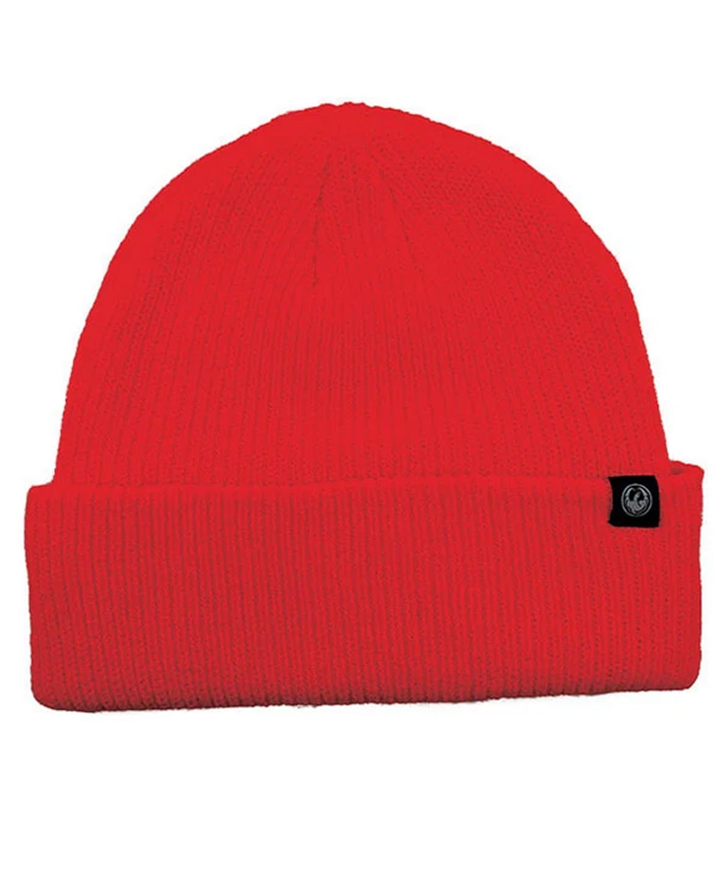 DRAGON ドラゴン WATCH BEANIE スノーボード ビーニー ユニセックス ニット帽 ムラサキスポーツ 24-25モデル LL J24(BLK-ONESIZE)