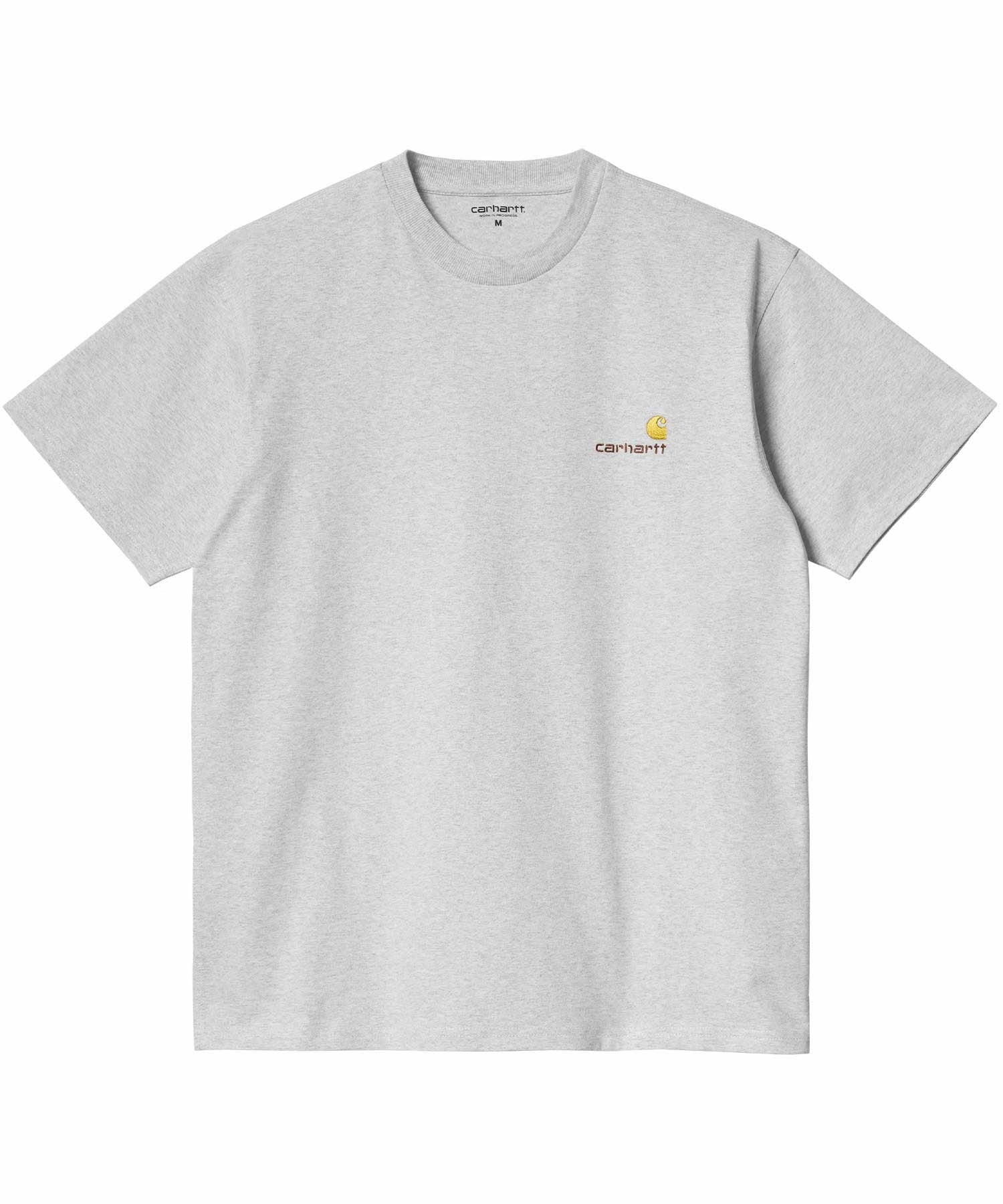 Carhartt WIP カーハート ダブリュー アイピー S S AMERICAN SCRIPTT-SHIRT メンズ 半袖 Ｔシャツ I029956 GREY(GREY-S)
