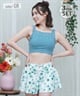LAETITIA レリッタ 水着 レディース タンキニ 花柄 3点セット 441301(WT-9)