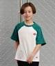 Dickies ディッキーズ キッズ 半袖 ラグラン Tシャツ ロゴ ワッペン 定番 80572600(80BK-130cm)