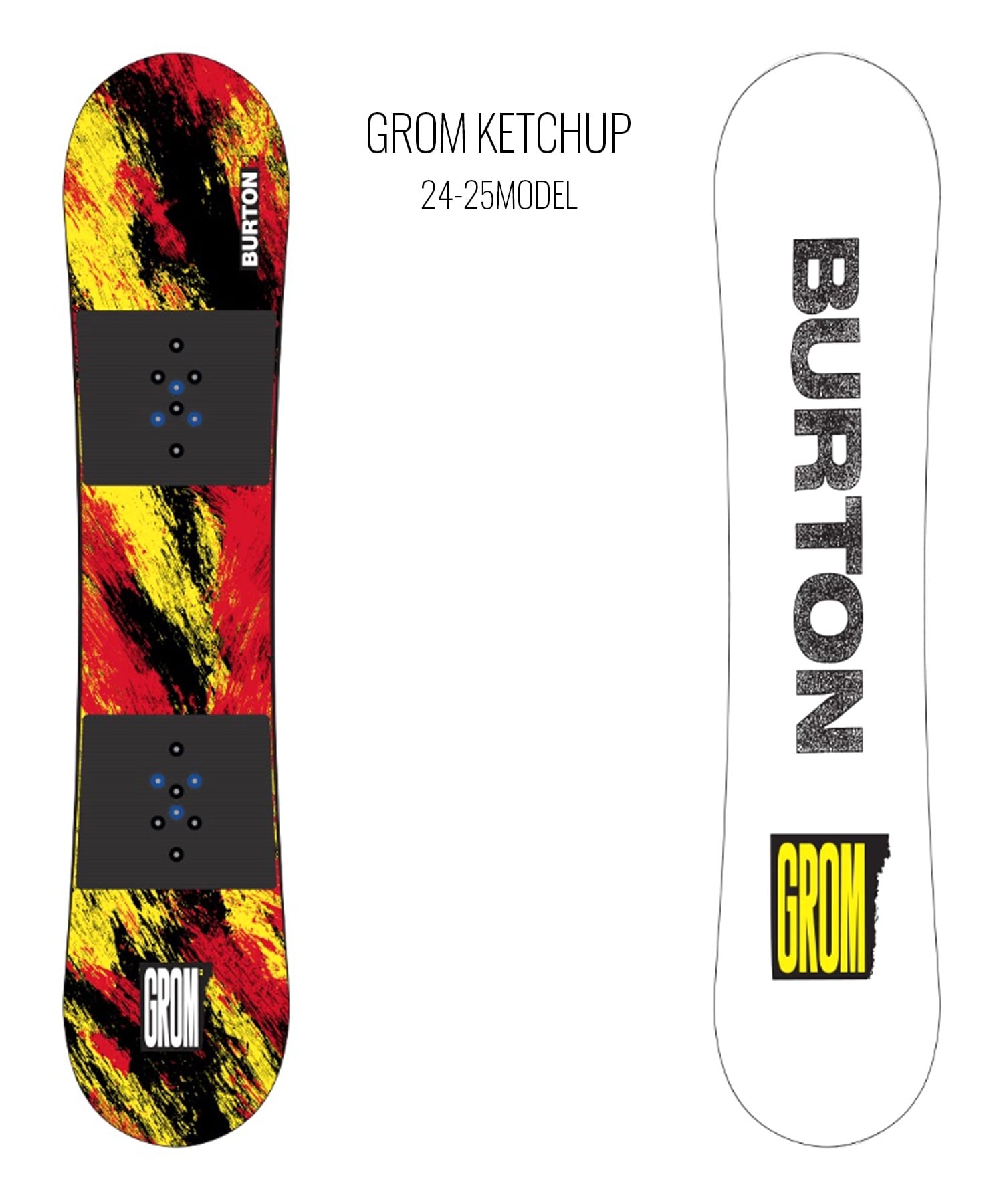 BURTON バートン GROM KETCHUP スノーボード 板 キッズ ムラサキスポーツ LL E23(ONECOLOR-110cm)