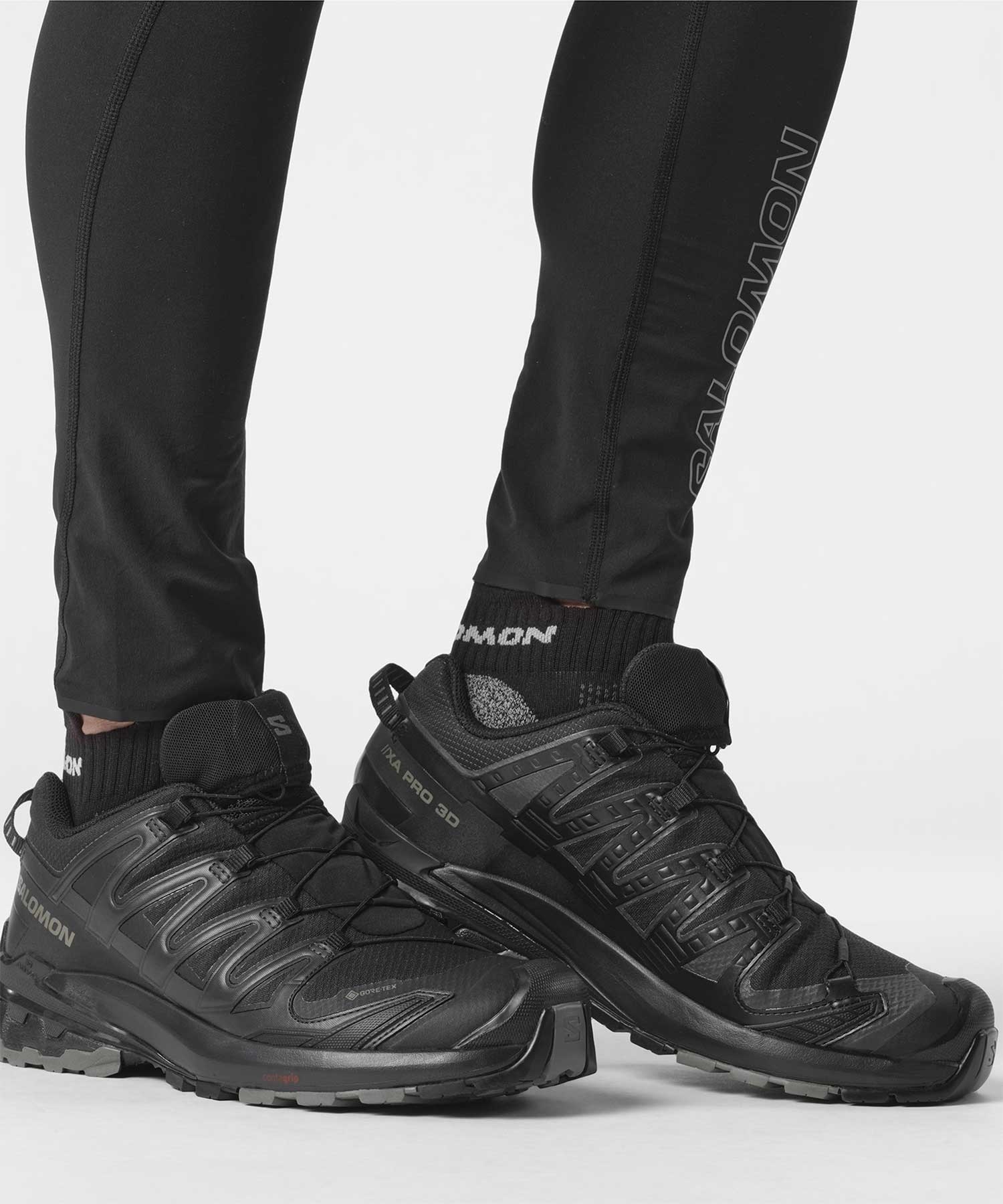 SALOMON/サロモン XA PRO 3D V9 GTX エックスエープロブイナインゴアテックス メンズ シューズ 防水 アウトドア L47270100(BLACK-25.0cm)