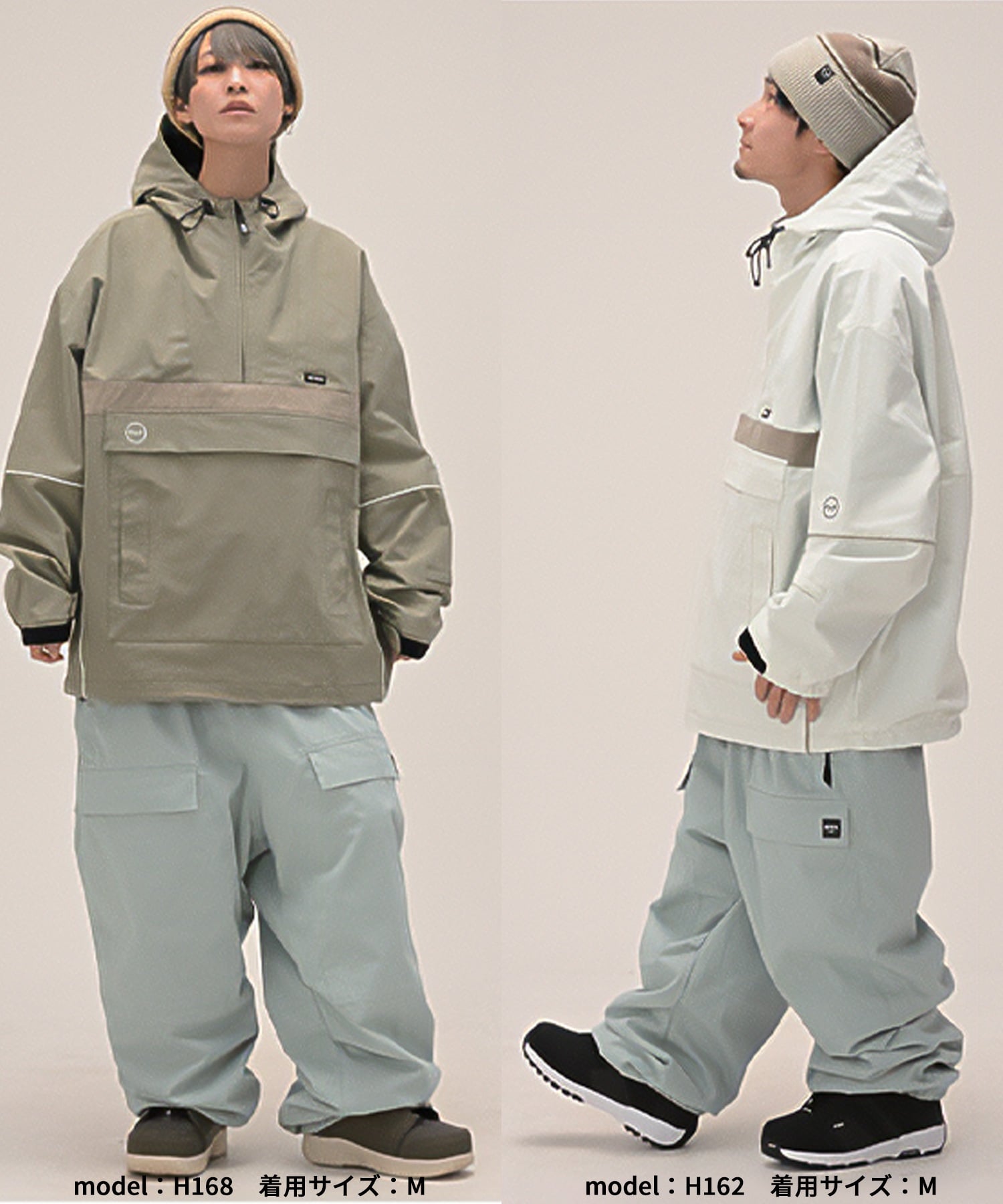 ANTHEM アンセム DOUBLE KNEE スノーボード ウェア パンツ ユニセックス 25-26モデル LL C14【2526】(BLACK-S)