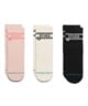 STANCE スタンス ソックス 靴下 3足セット BASIC QUARTER 3 PACK A356A24BAS#PNK(PINK-S)