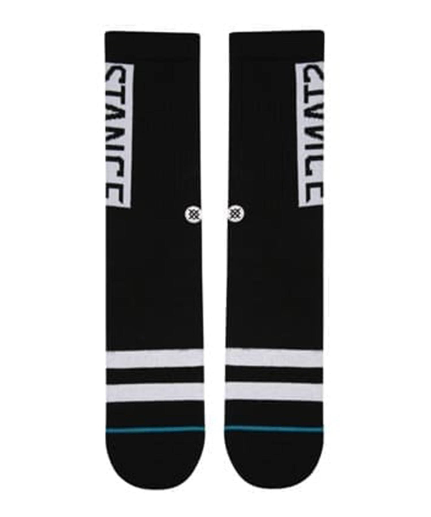 STANCE スタンス ソックス 靴下 ロゴ クルー丈 OG M556D17OGG#BLK(BLK-S)