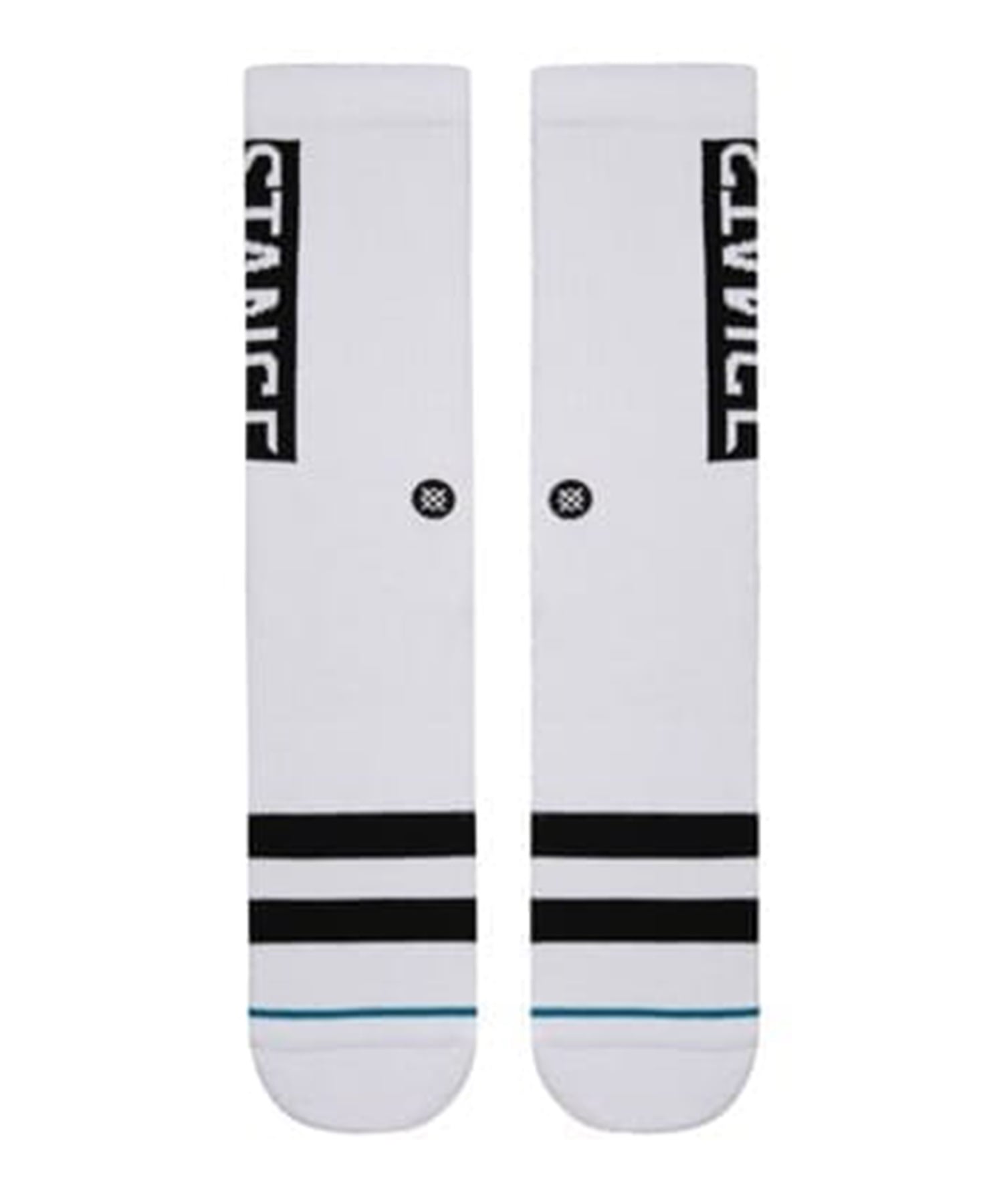 STANCE スタンス ソックス 靴下 ロゴ クルー丈 OG M556D17OGG#WHT(WHT-S)